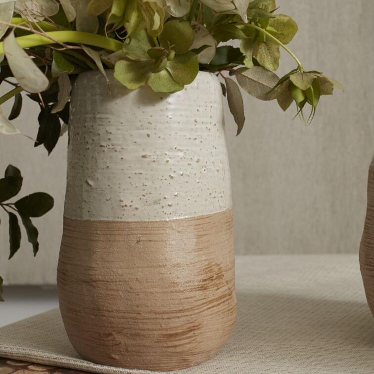 Two Tone Clay Vase
