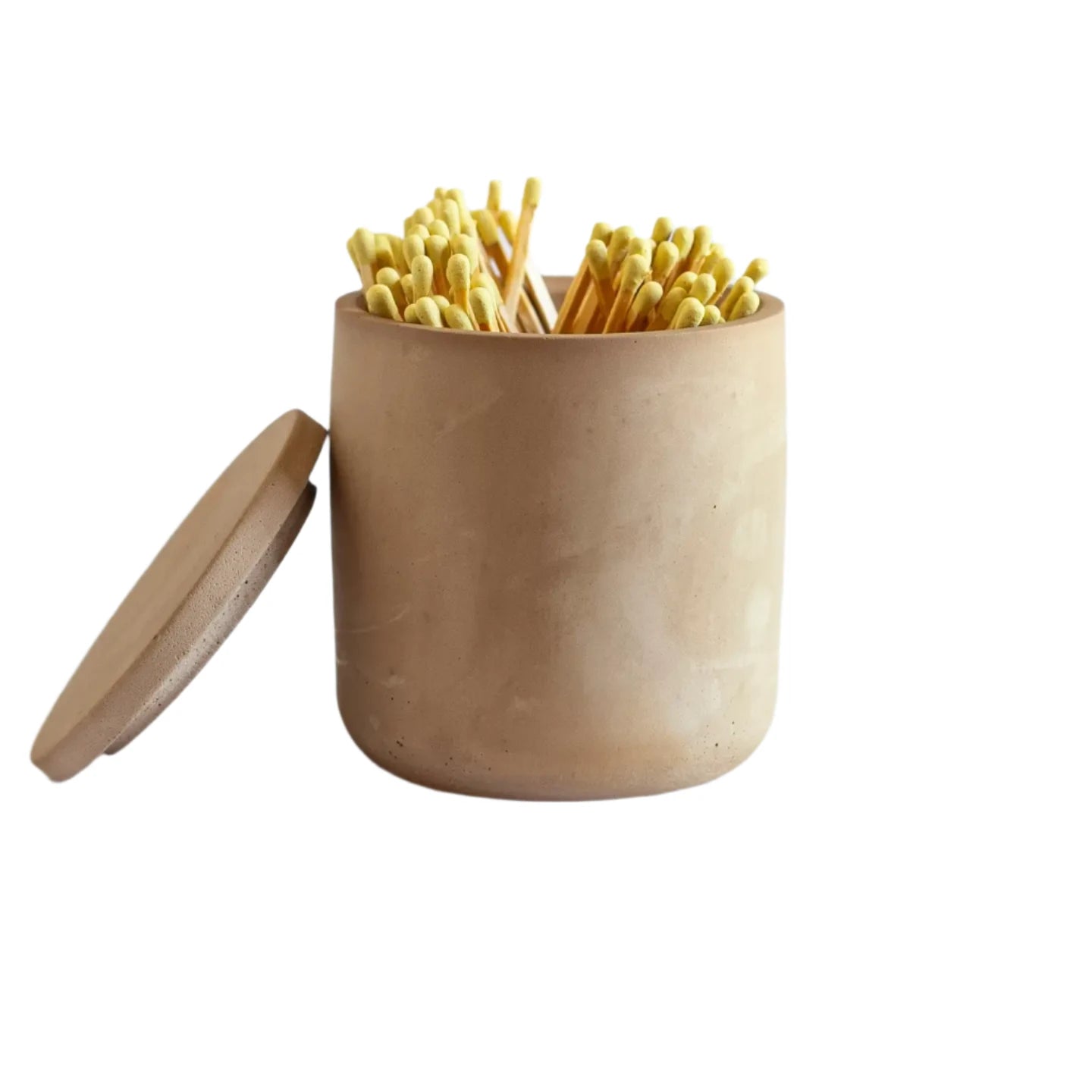 Brown Two Piece Holder With Matches