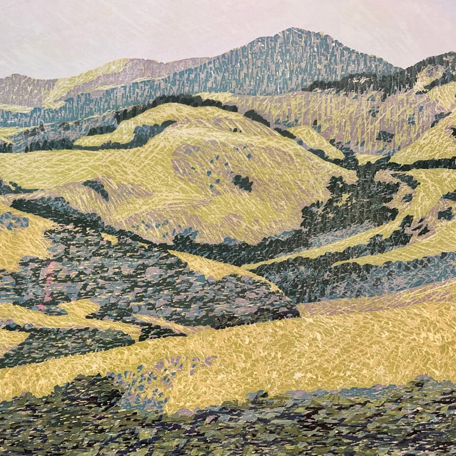 1970's Vintage Woodcut Art by Gordon Mortenson