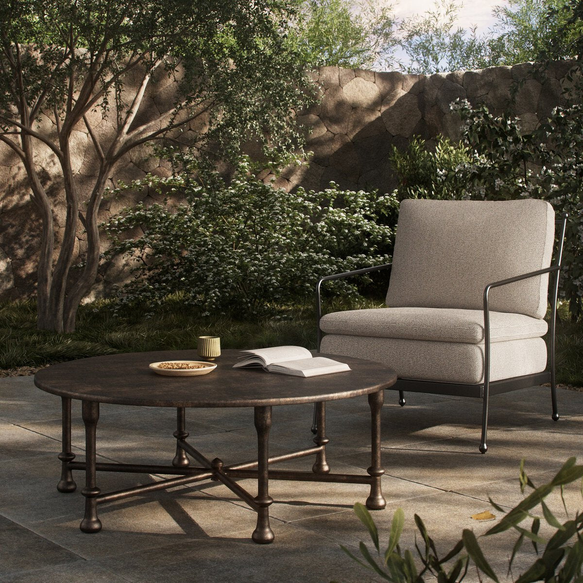 Bronze Outdoor Coffee Table
