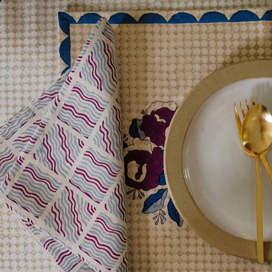 Hand Block Printed Table Placemats