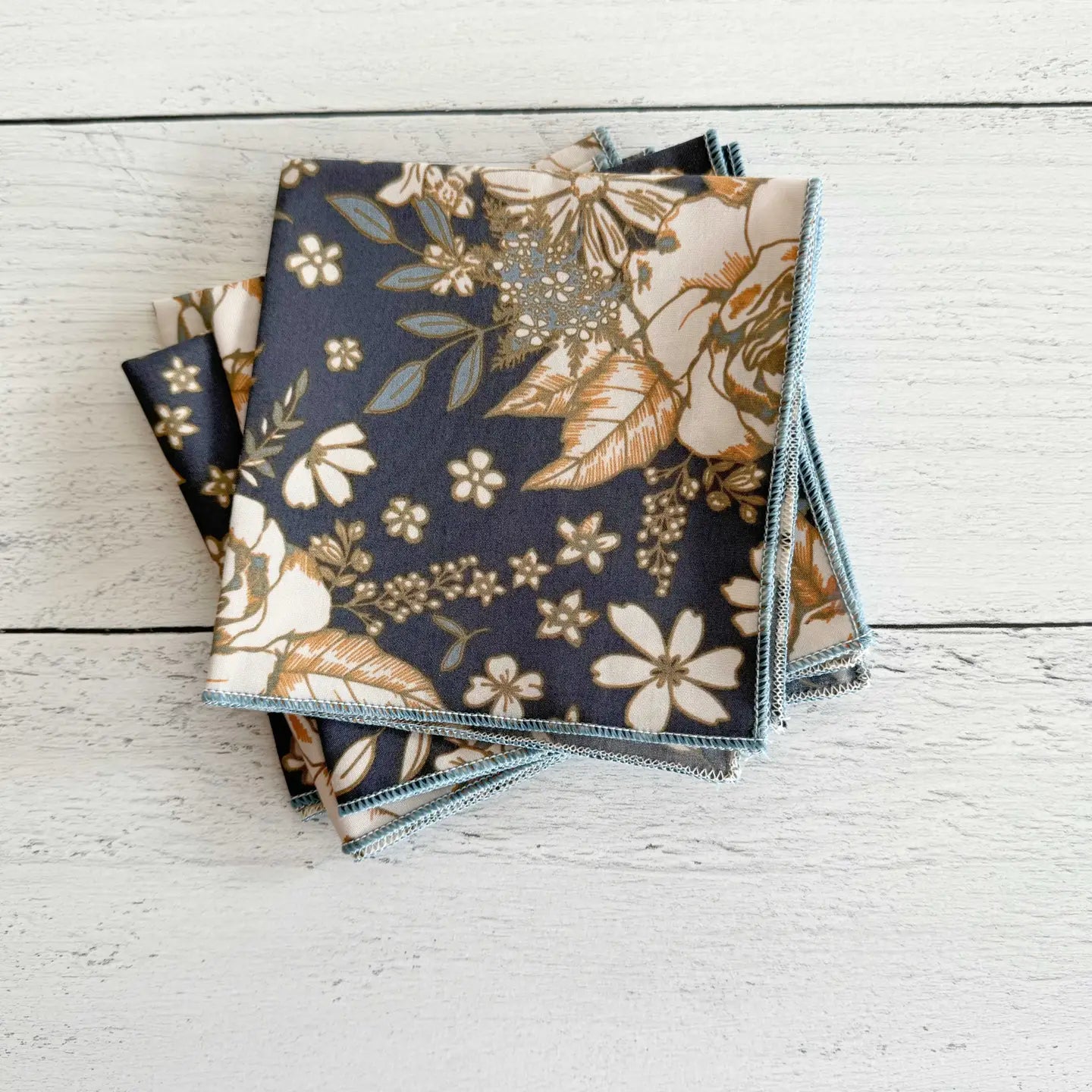 Moon Flower Cocktail Napkins - Set of 4