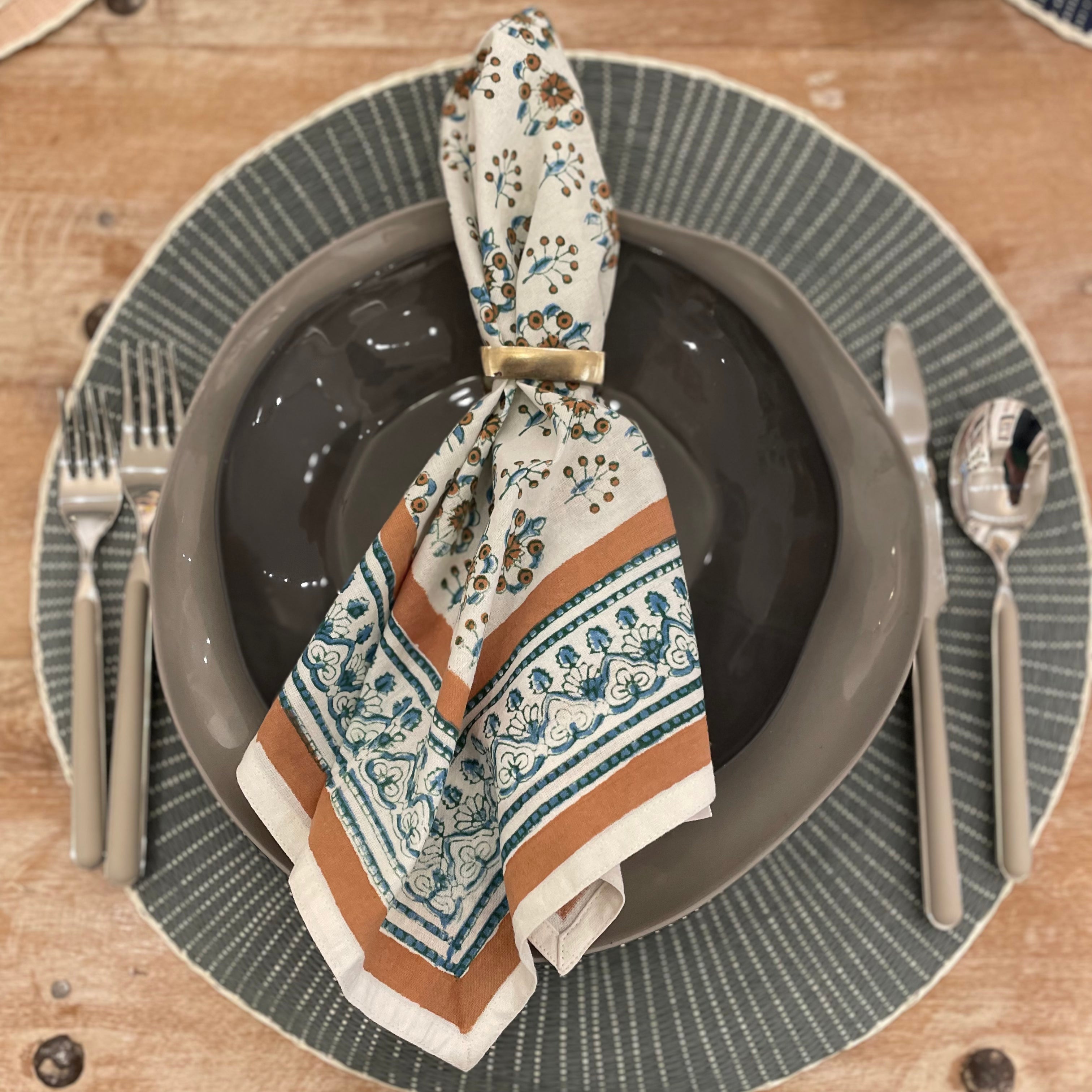 Set of 4 Assortment of Cotton Napkins