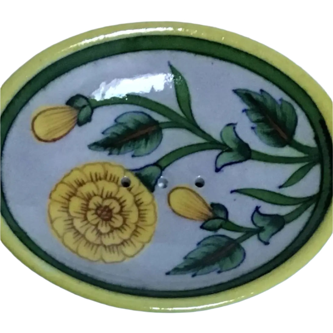 Oval Hand papinted Soap Dish in 5 Styles