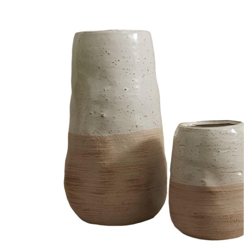 Two Tone Clay Vase
