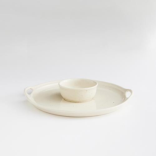 Laguna Chip & Dip Platter - Shell