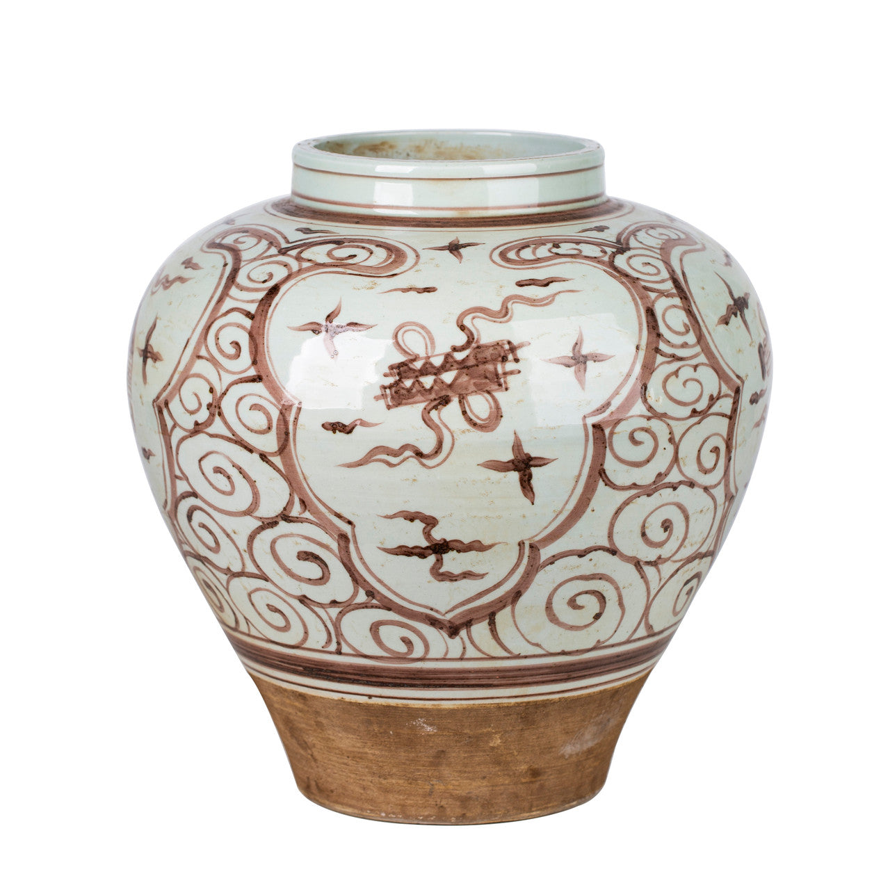 Calligraphy Symbol Jar - Rust