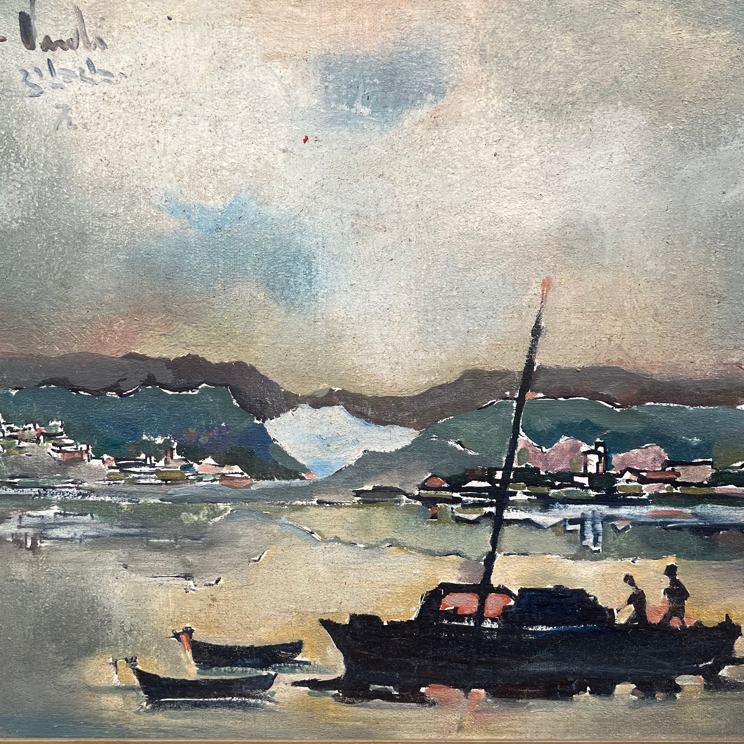 1960'S - BOAT AT DUSK