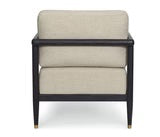 Mink & Brass Arm Chair