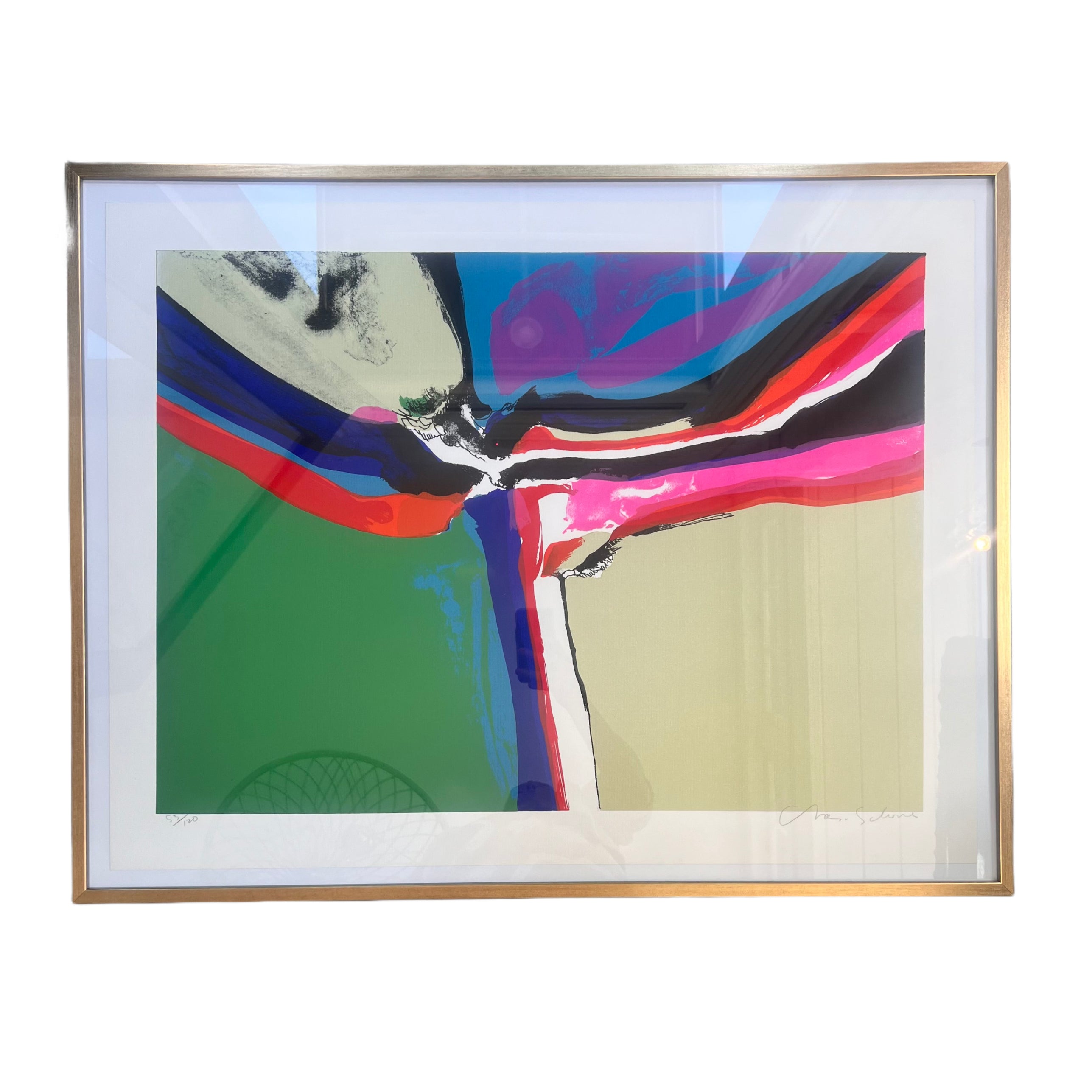 1960's Original Serigraph by Unknown Artist