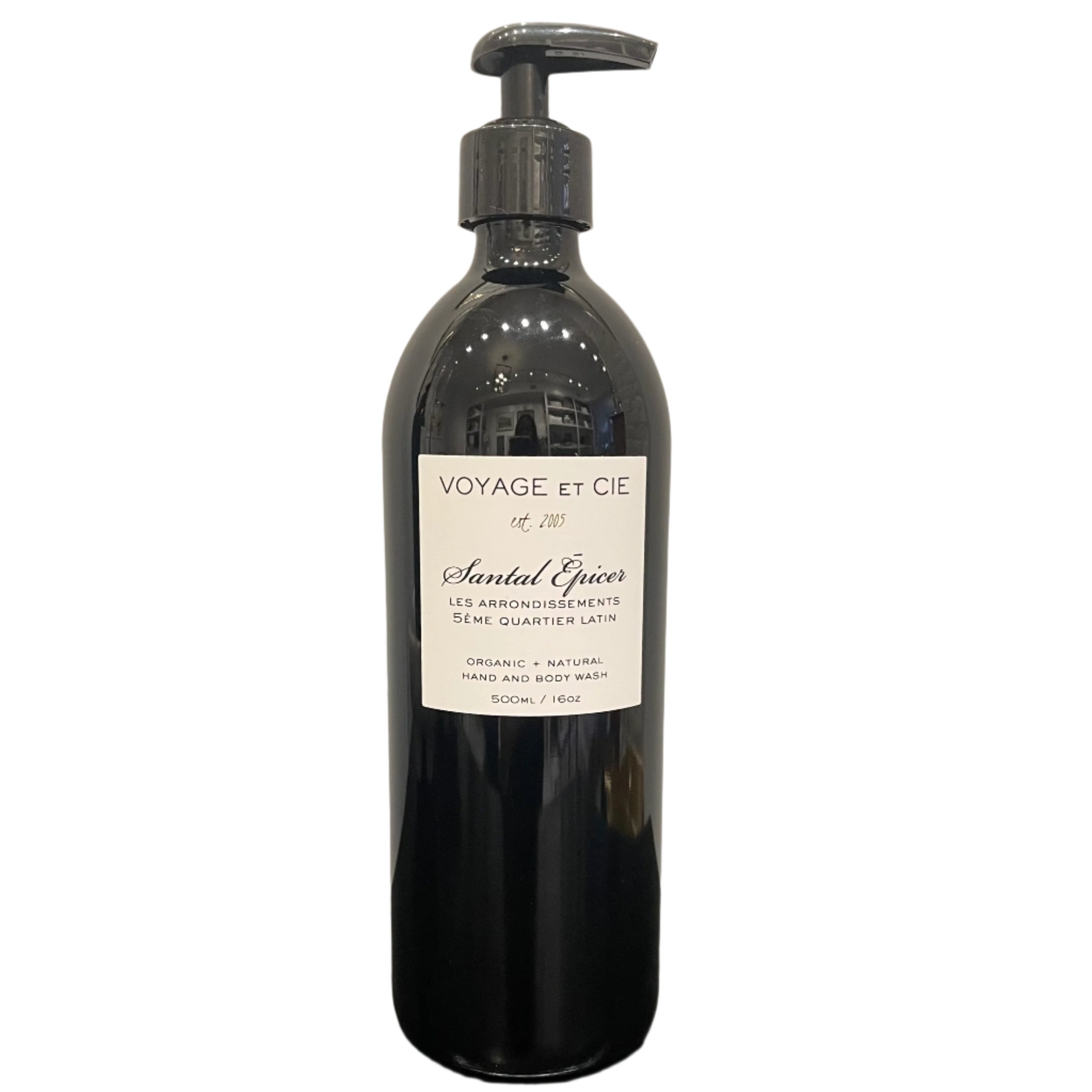 Organic Hand & Body Soap in Beautiful Glass Bottle