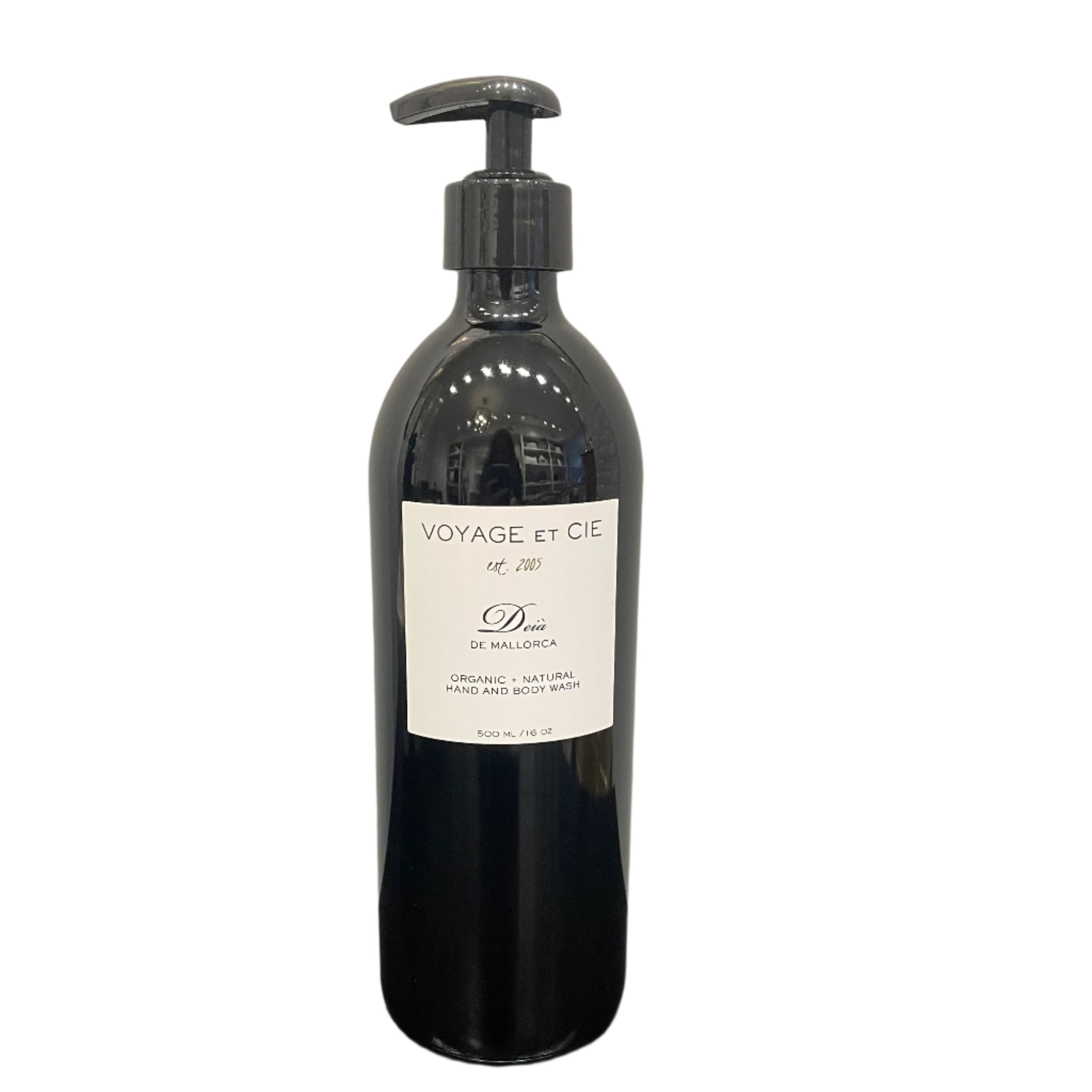 Organic Hand & Body Soap in Beautiful Glass Bottle