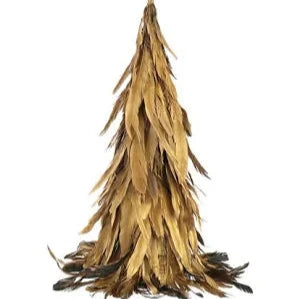 Gold Feather Holiday Tree