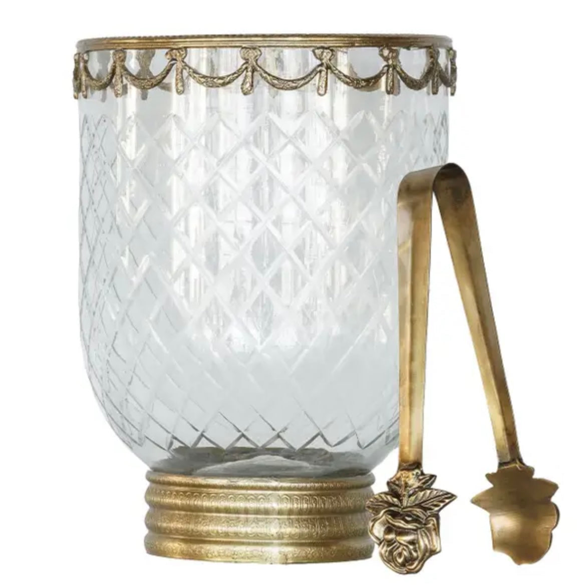 Antique-Brass Ice Bucket