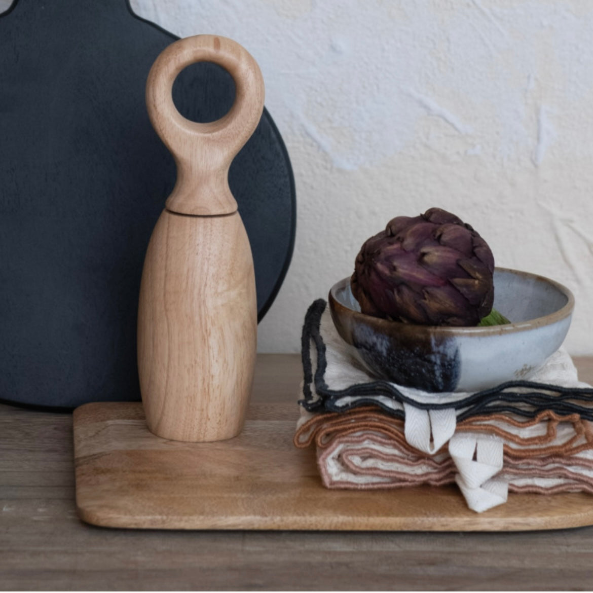 Natural Wood Salt/Pepper Mill