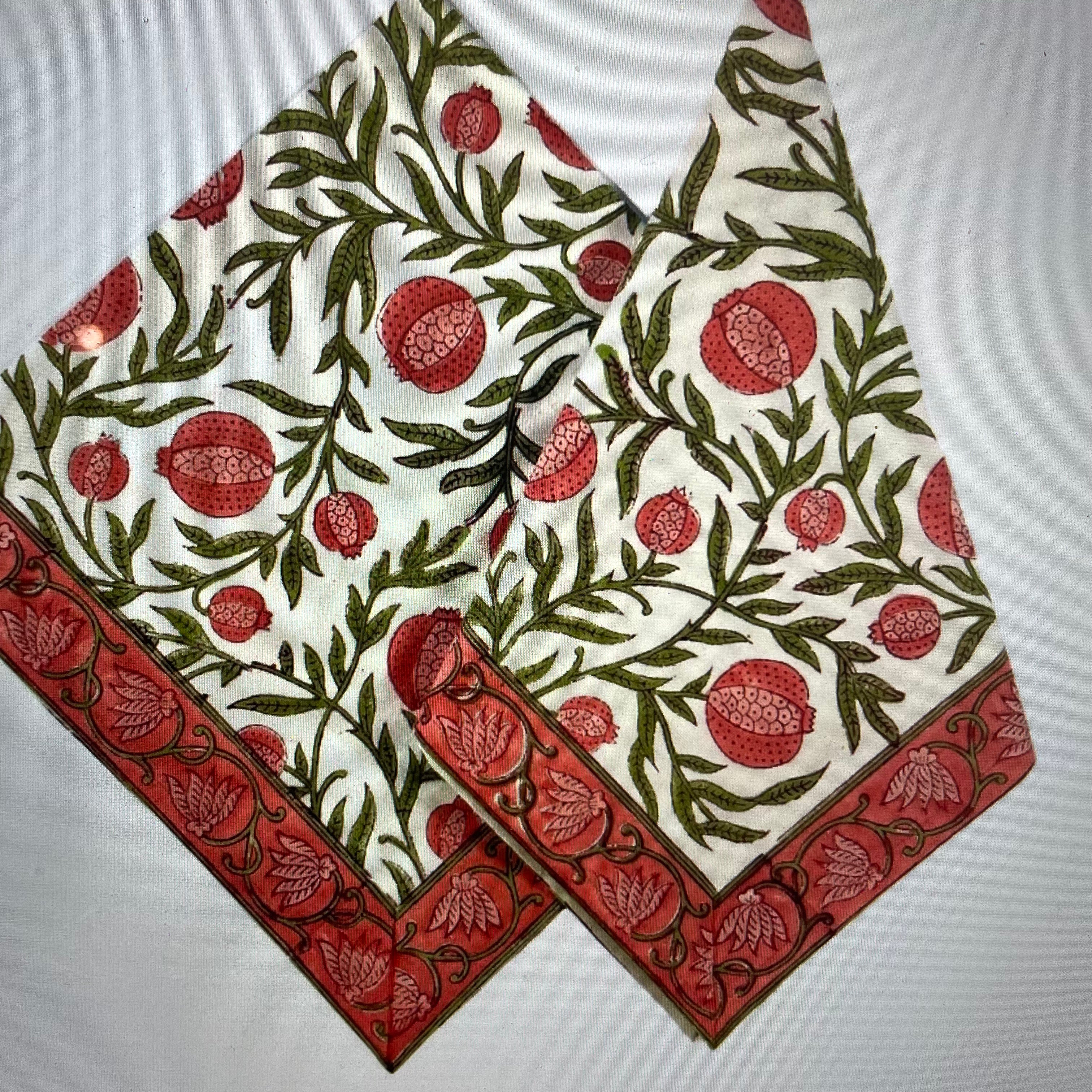Pomegranate Red Napkins
