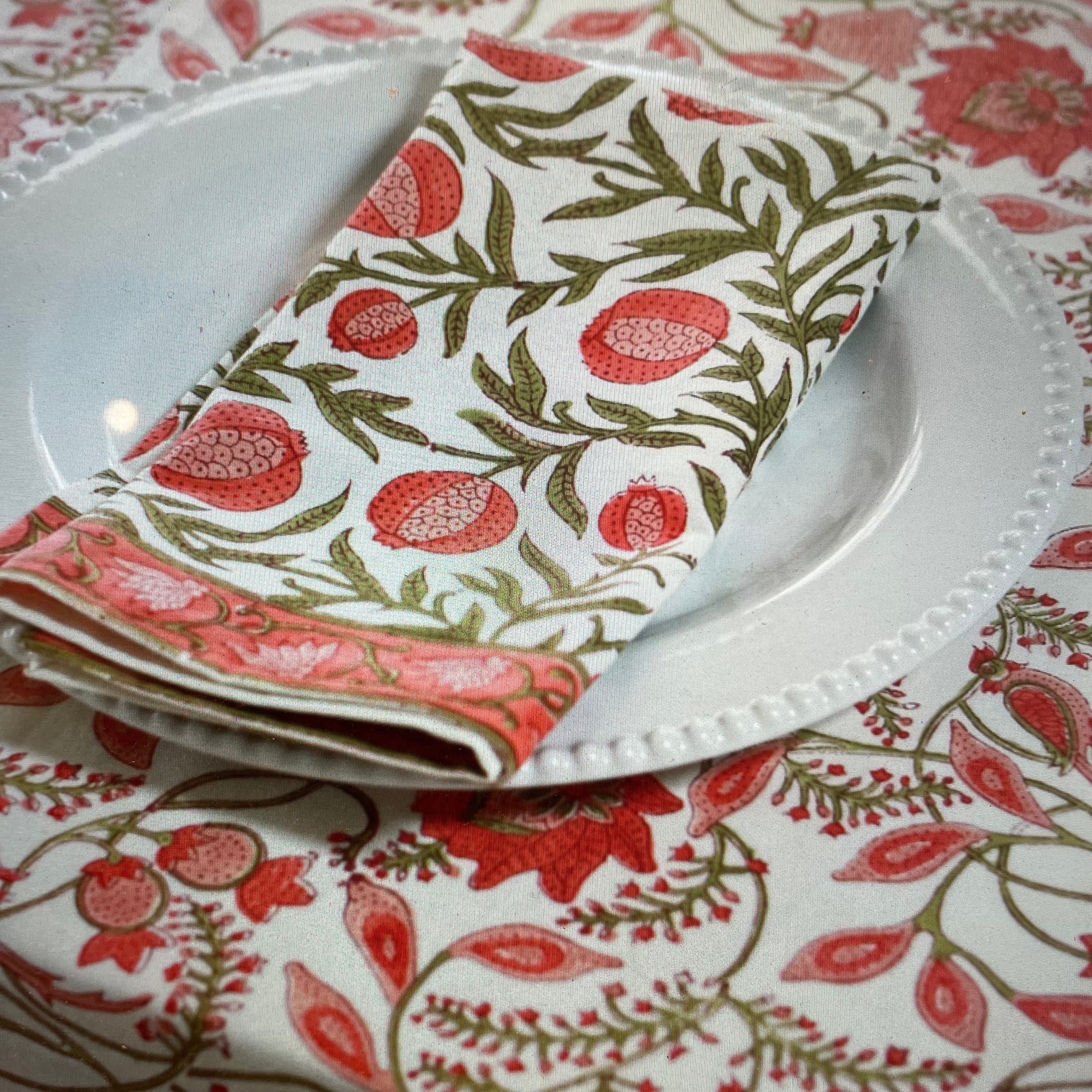 Pomegranate Red Napkins