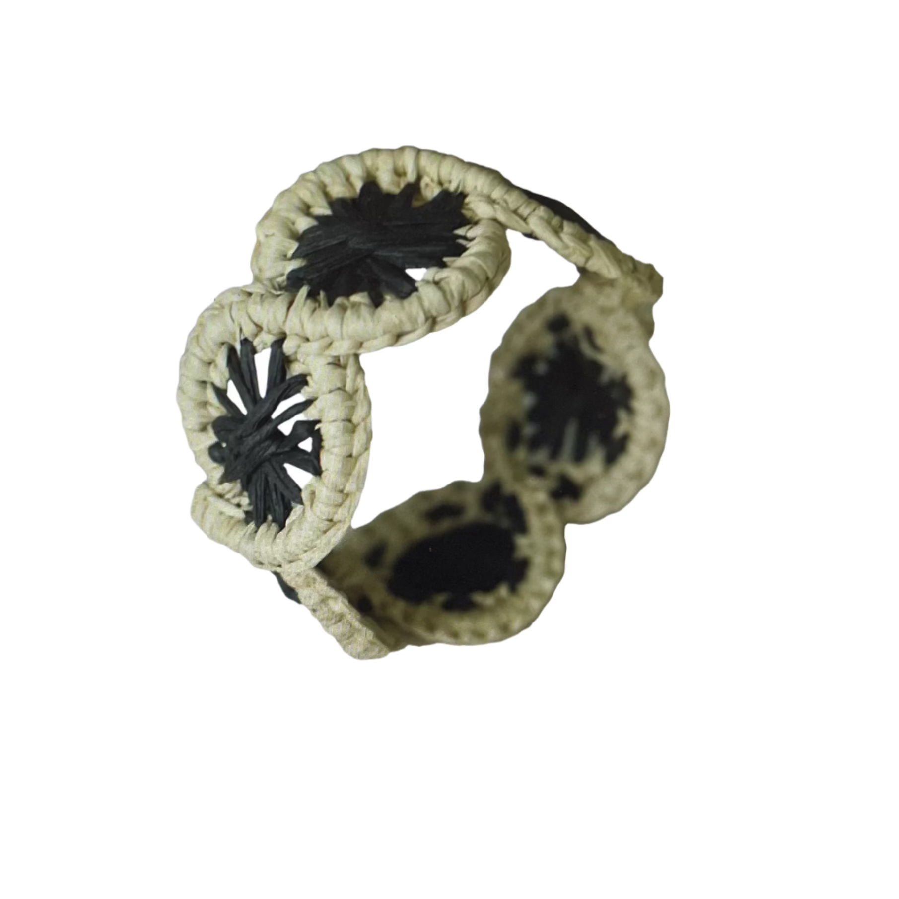 Swirl Napkin Ring - Set of 4 - Navy