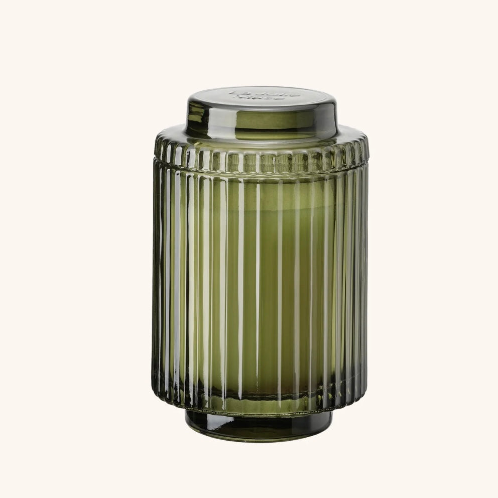 Ribbed Glass Candles - 7oz