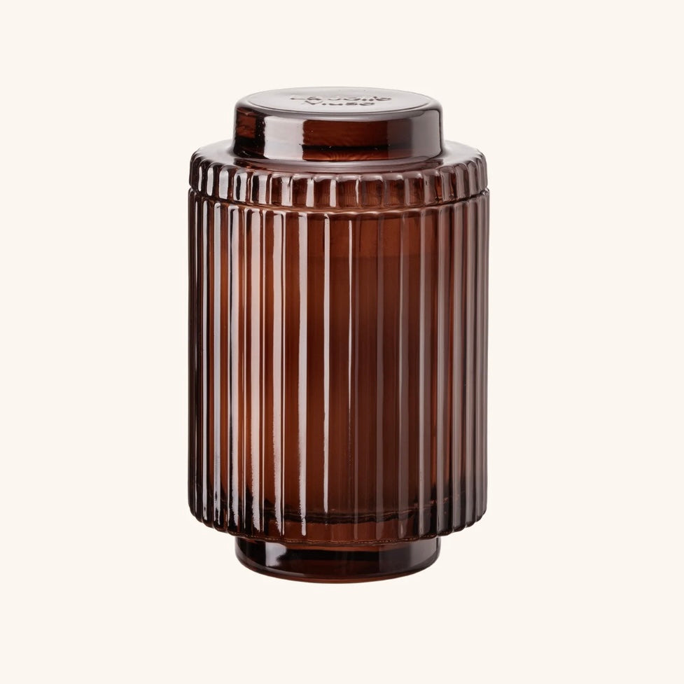Ribbed Glass Candles - 11oz