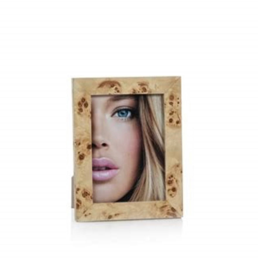 Burl Wood Veneer Frame