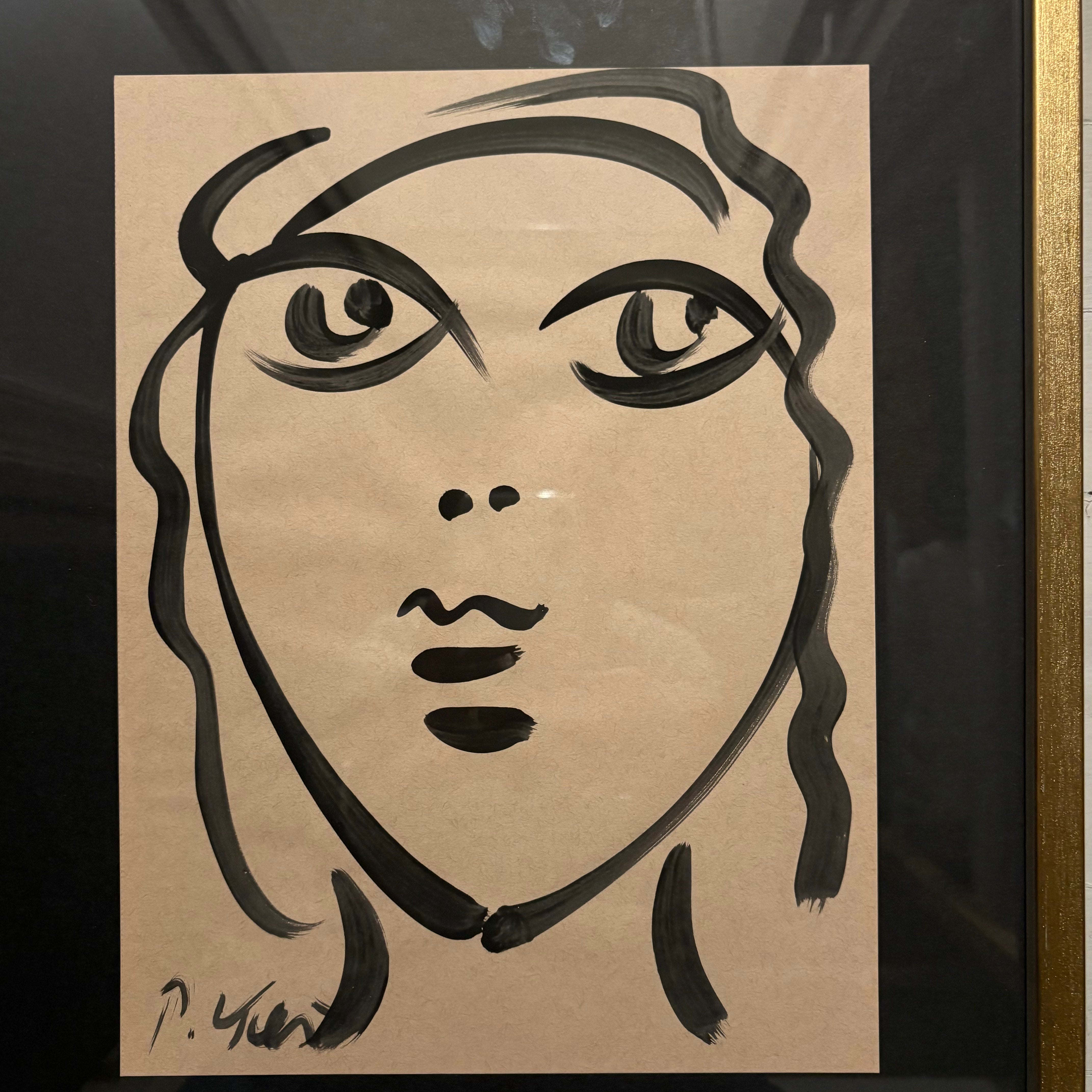 PETER KEIL - GIRL WITH WAVY HAIR