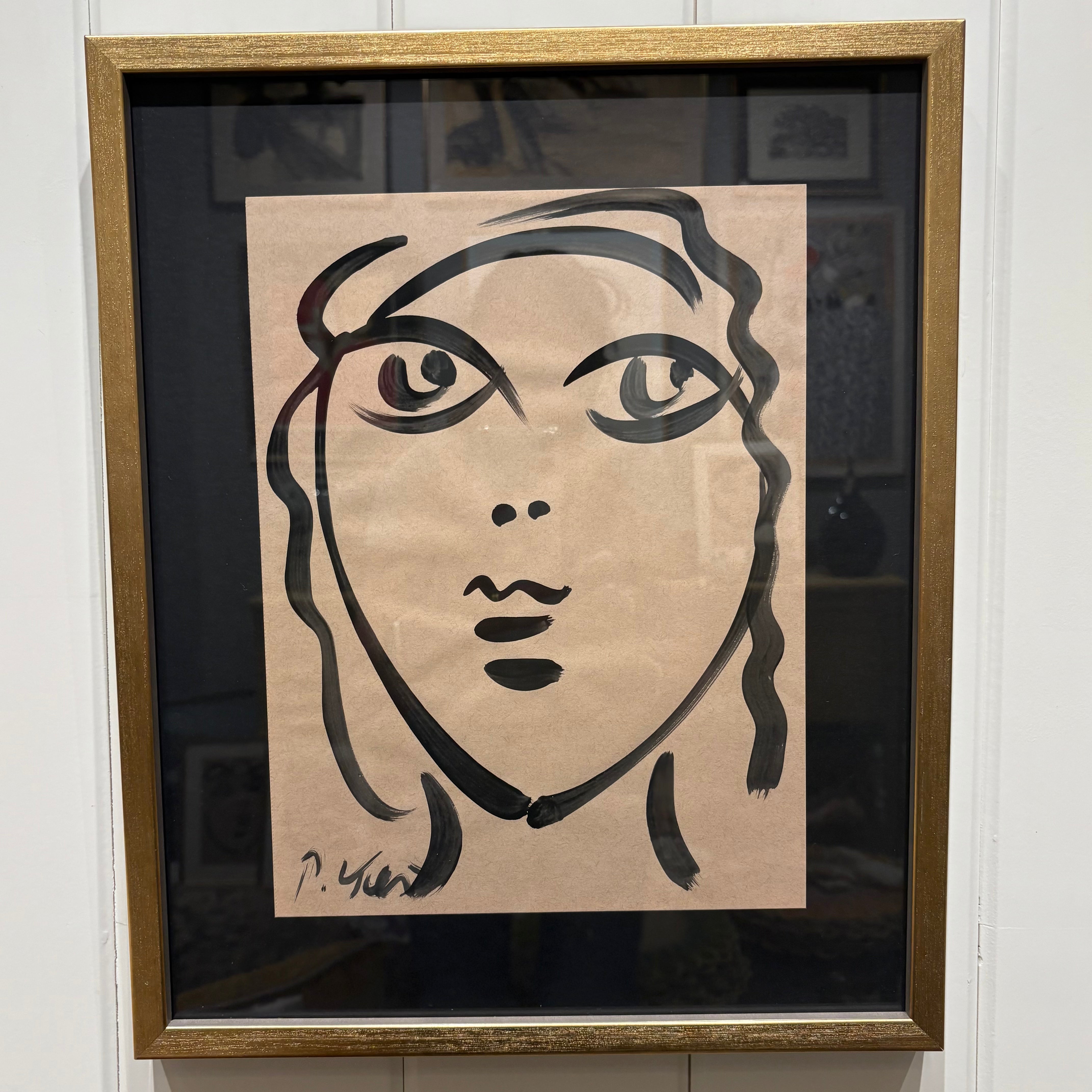 PETER KEIL - GIRL WITH WAVY HAIR