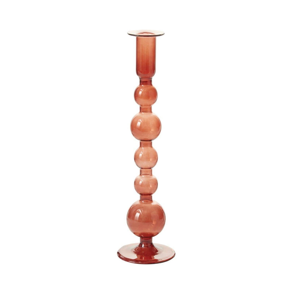 Malaga Glass Candlestick Holders