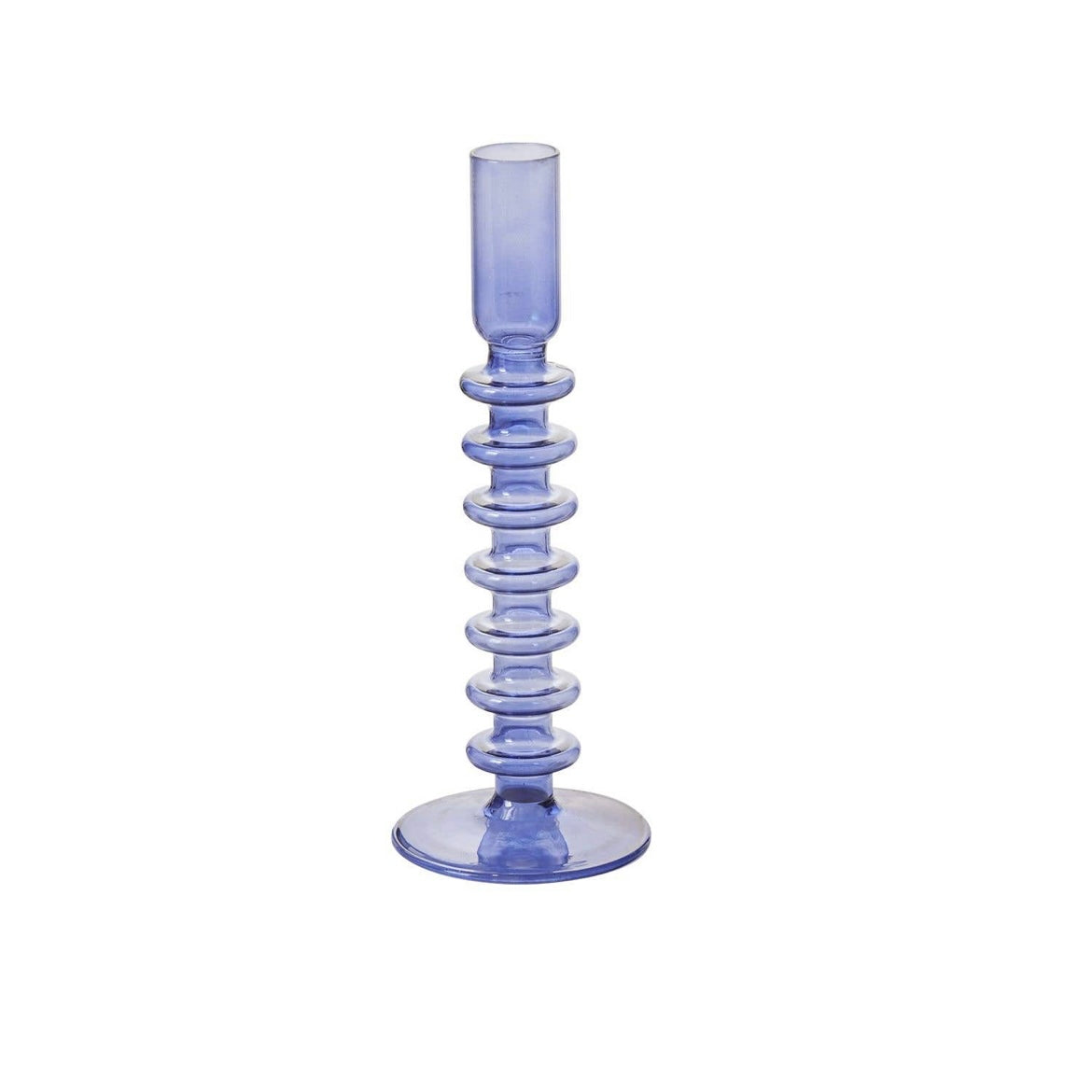 Malaga Glass Candlestick Holders