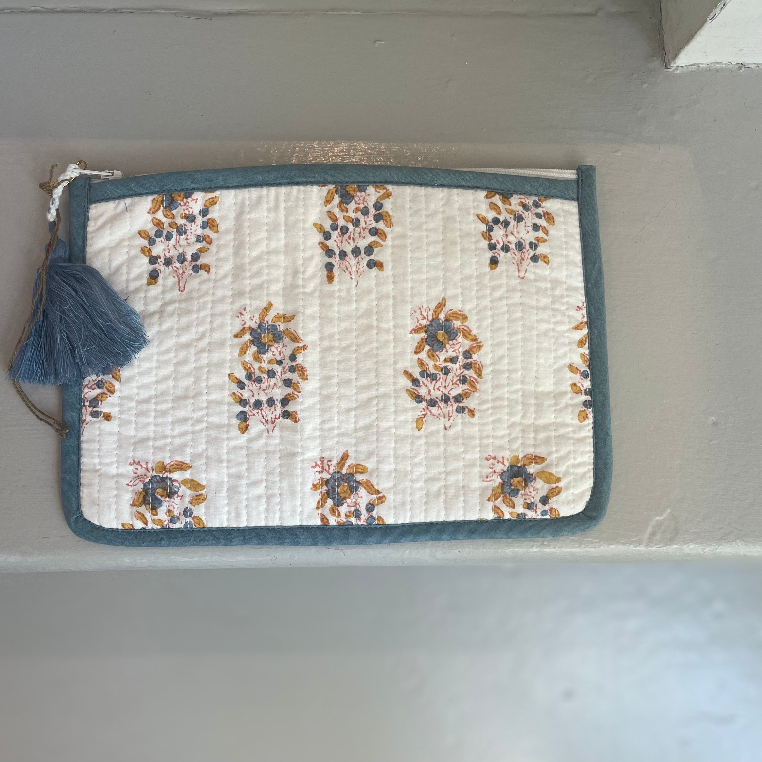 Zip Pouch Cotton/Terry
