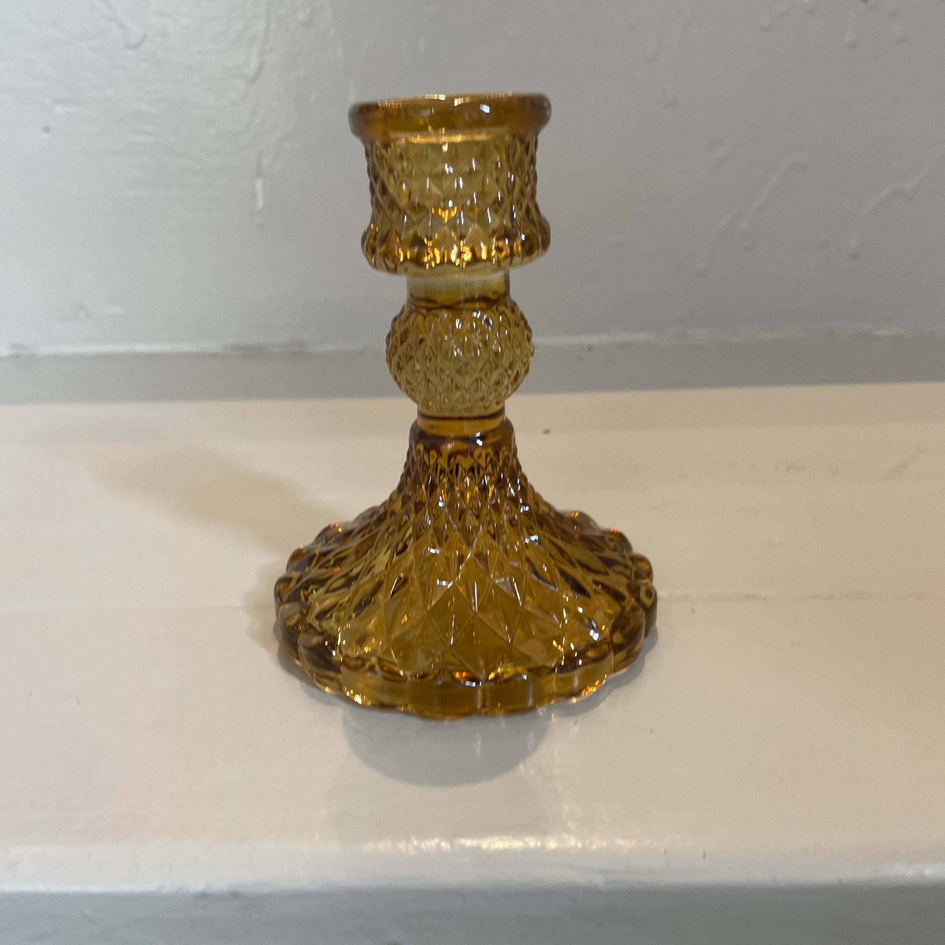 Decorative Glass Candlestick Holders