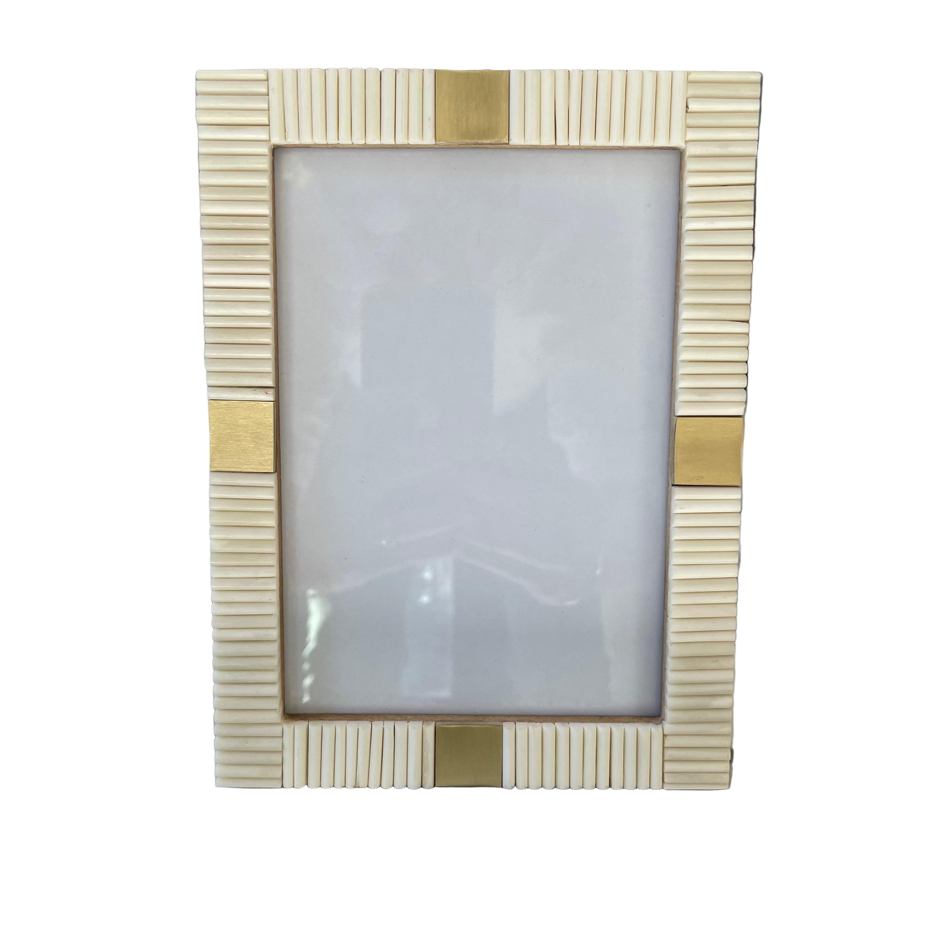 Maha Bone with Brass Trim Frame