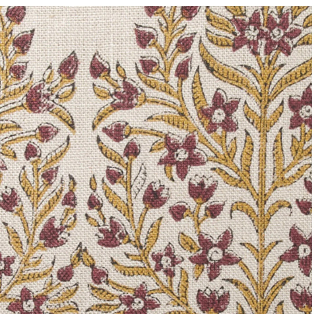 Fleur Mustard Saffron Pillows