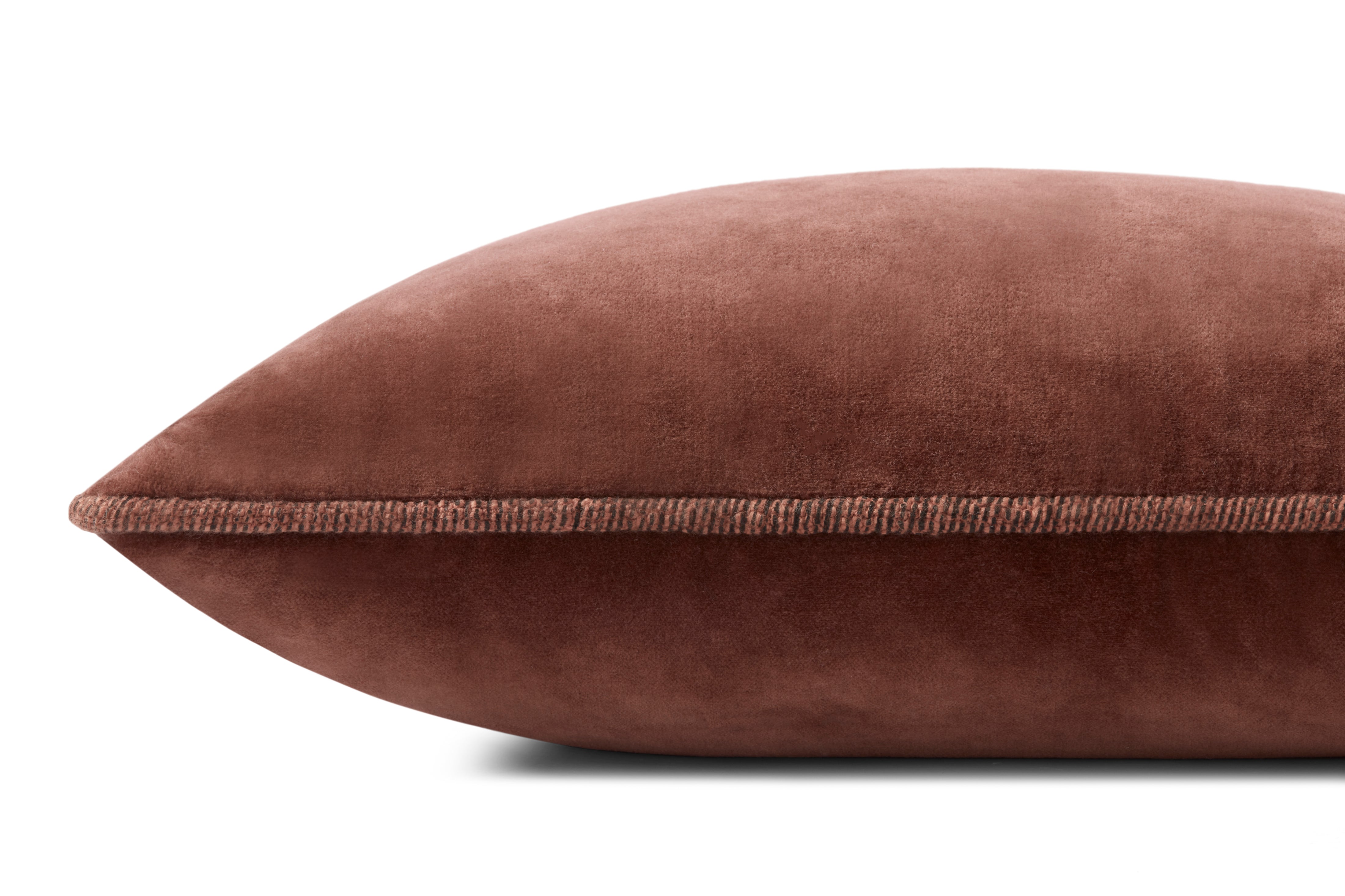 Cinnamon Cotton/Velvet Pillow