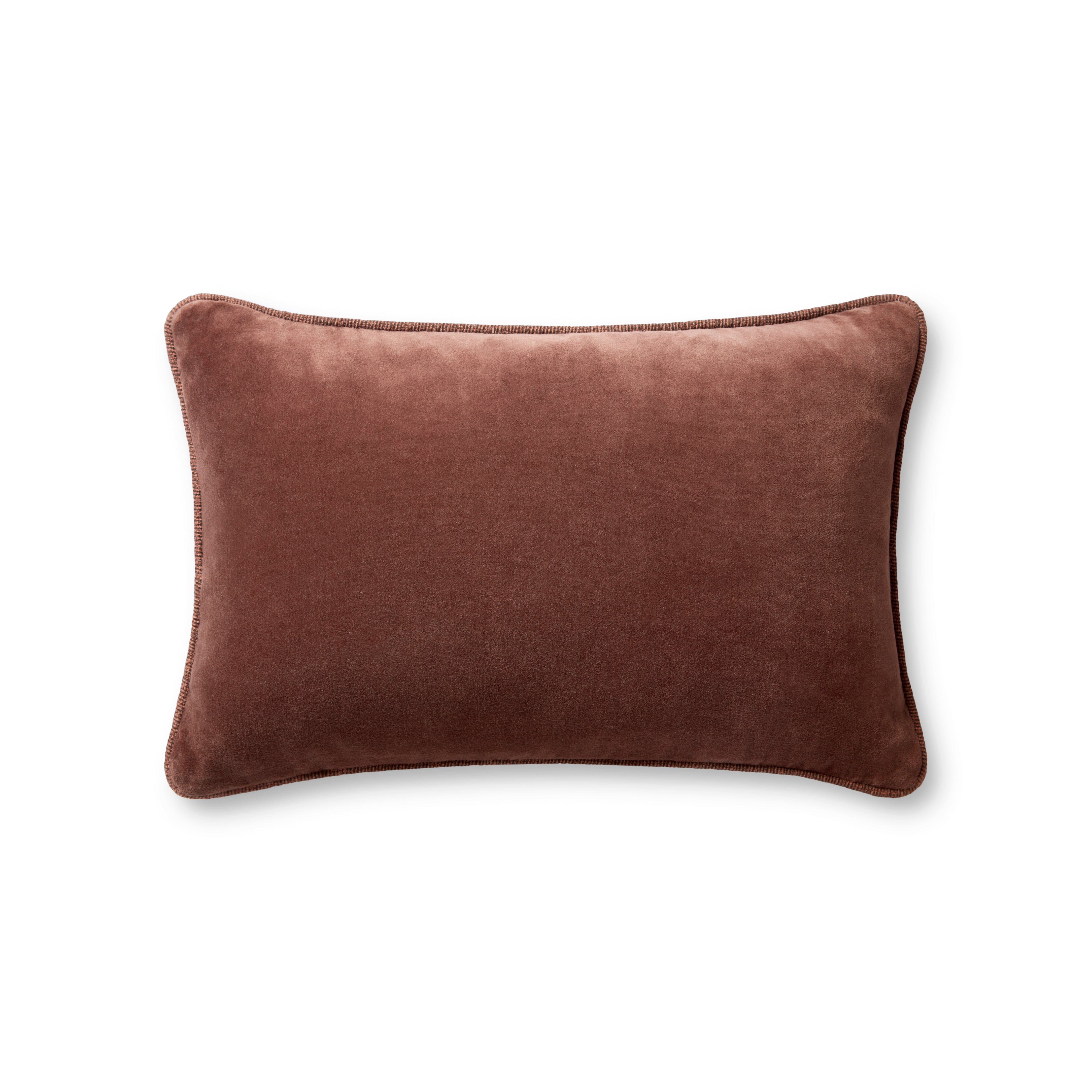 Cinnamon Cotton/Velvet Pillow