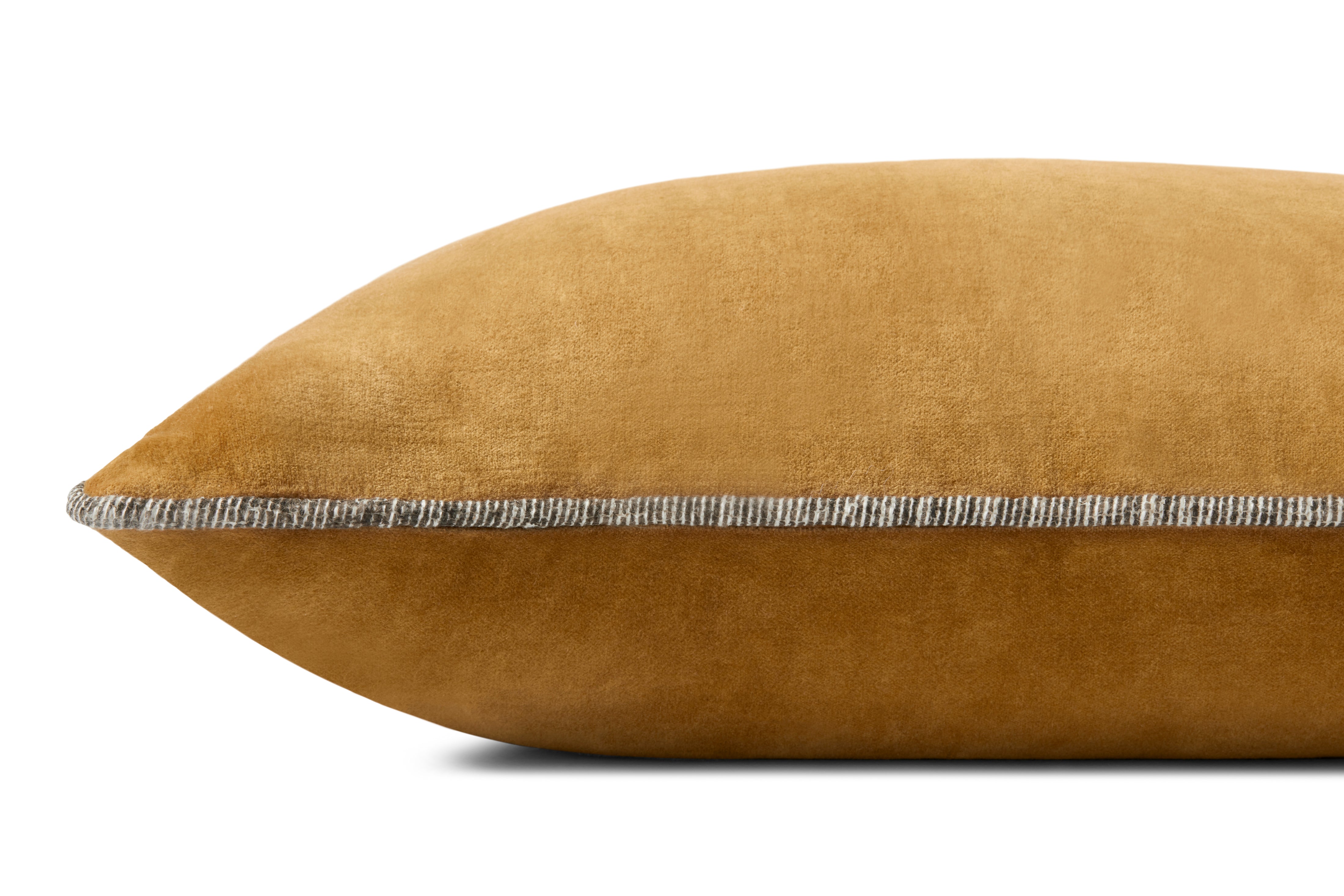 Gold Cotton/Velvet Pillow