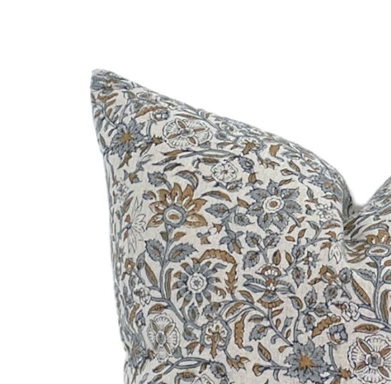 Visalia Block Print Pillow 20"x20"