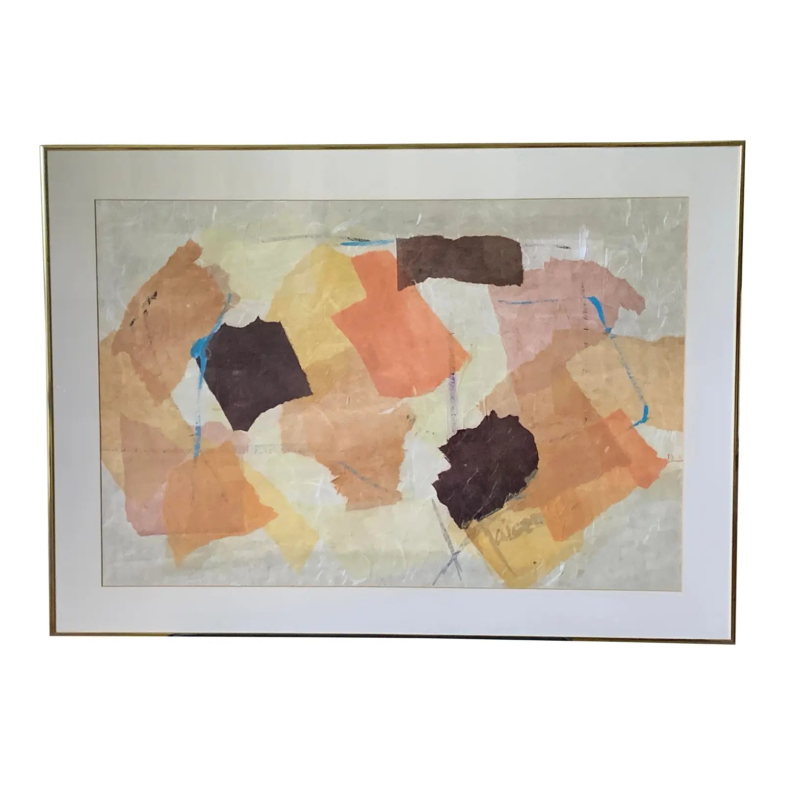 1980's Rice Paper Abstract by Laura Haisen