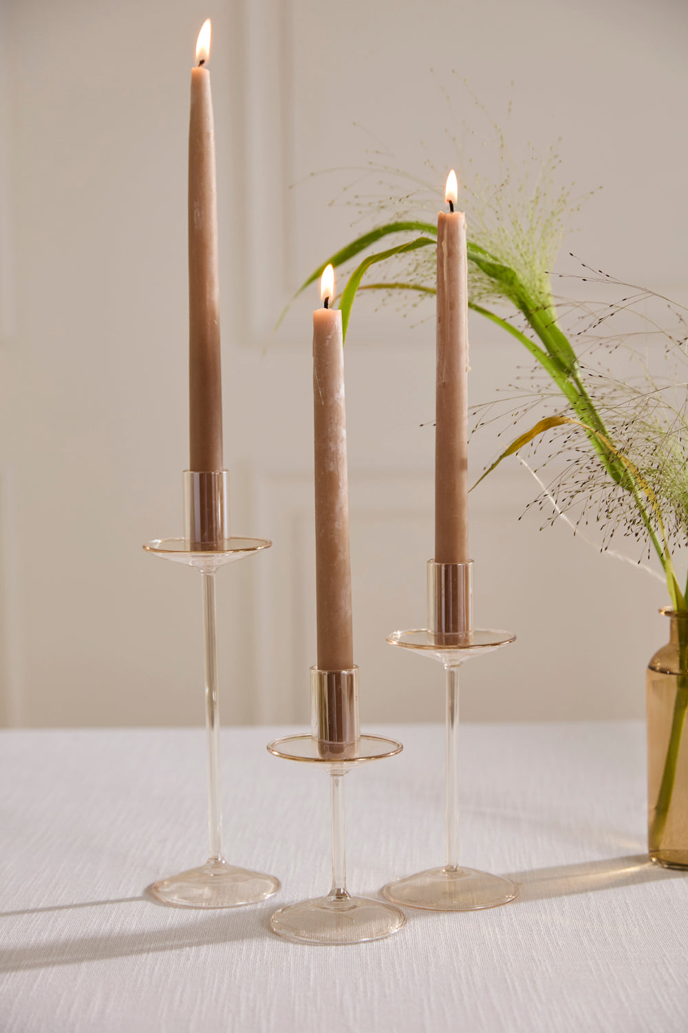 Champagne Glass Candestick Holder