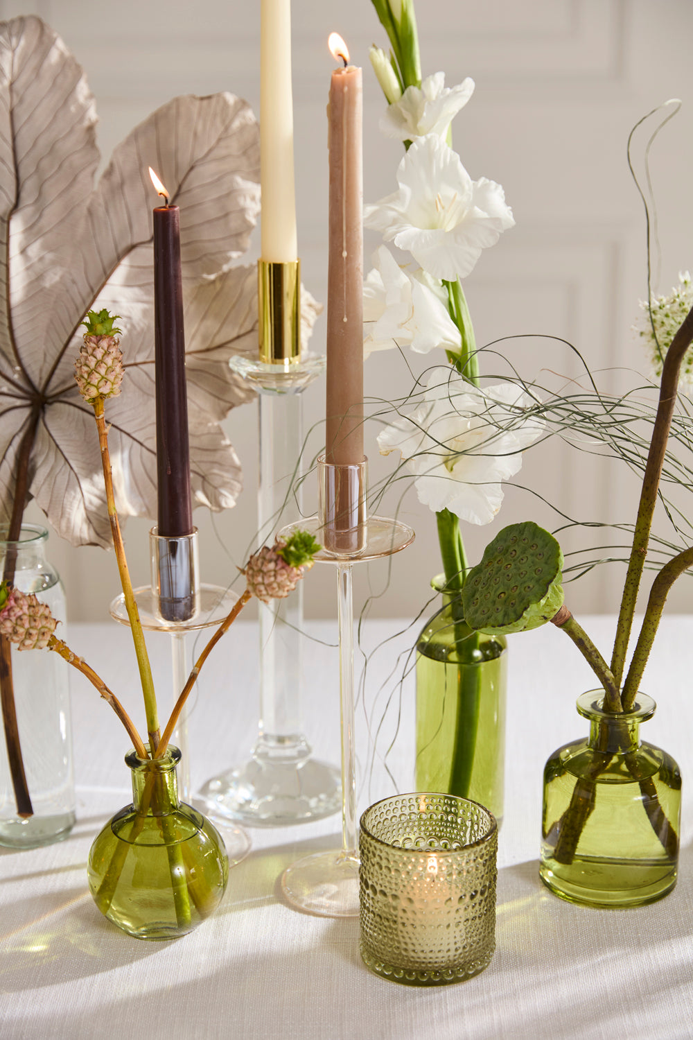 Champagne Glass Candestick Holder