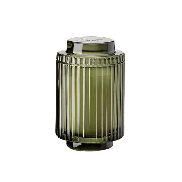 Ribbed Glass Candles