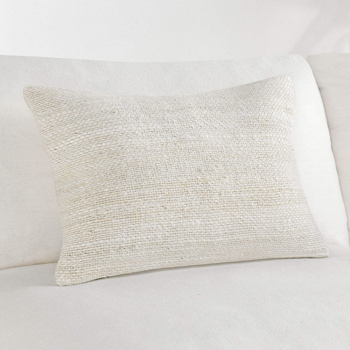 Ivory Jute Pillow