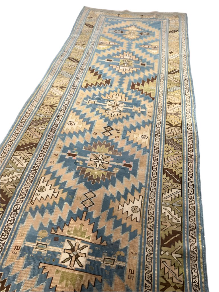 Vintage Caucasian Turkish Runner