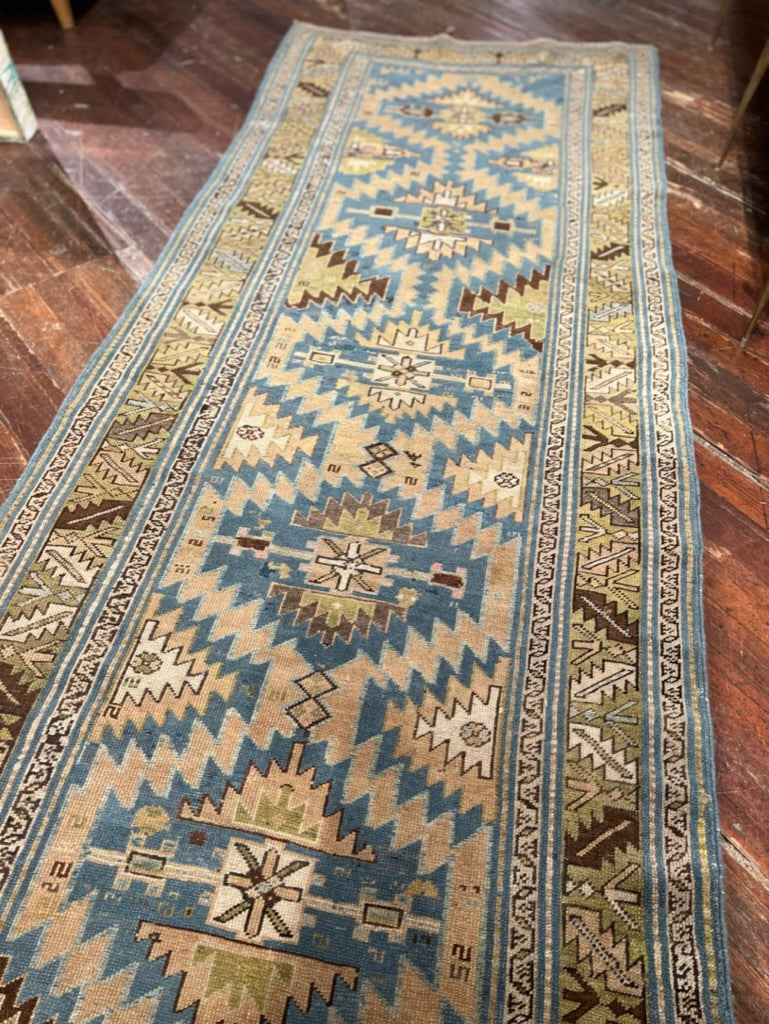 Vintage Caucasian Turkish Runner