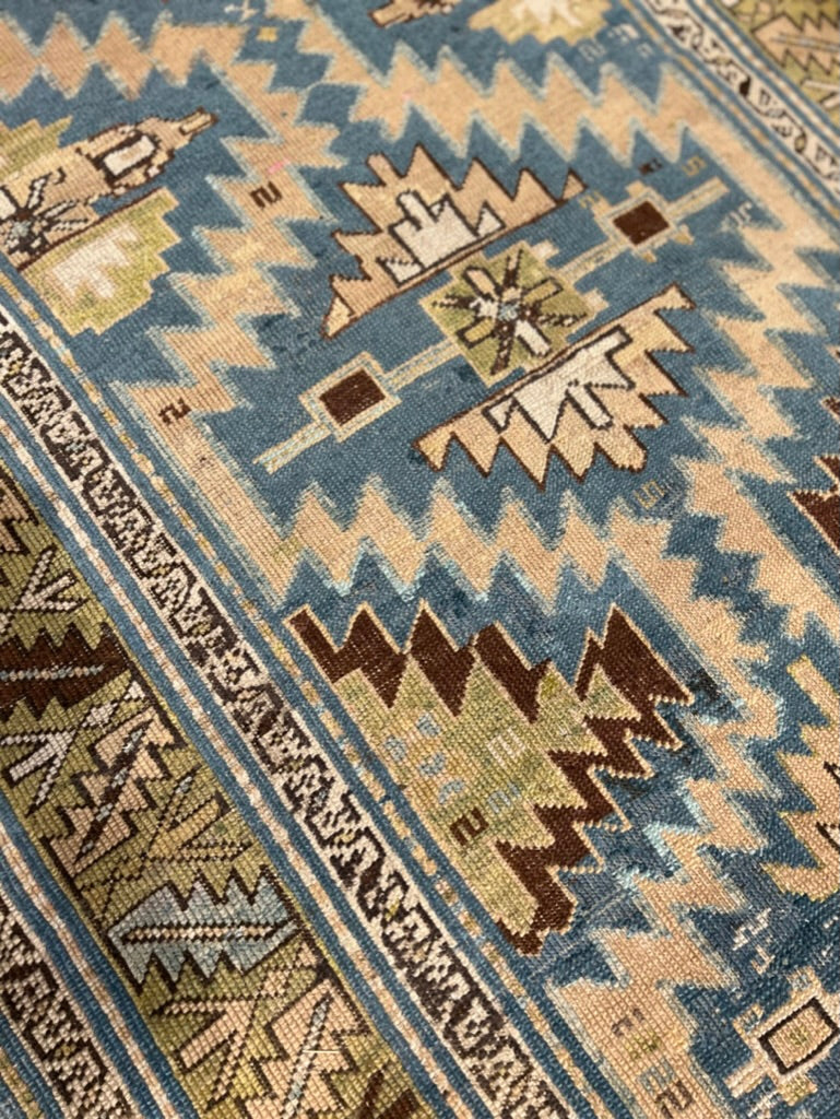 Vintage Caucasian Turkish Runner