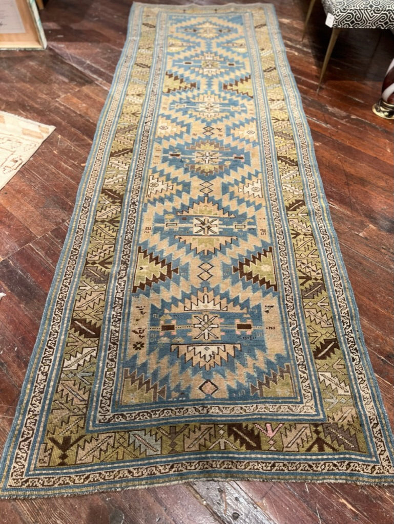 Vintage Caucasian Turkish Runner