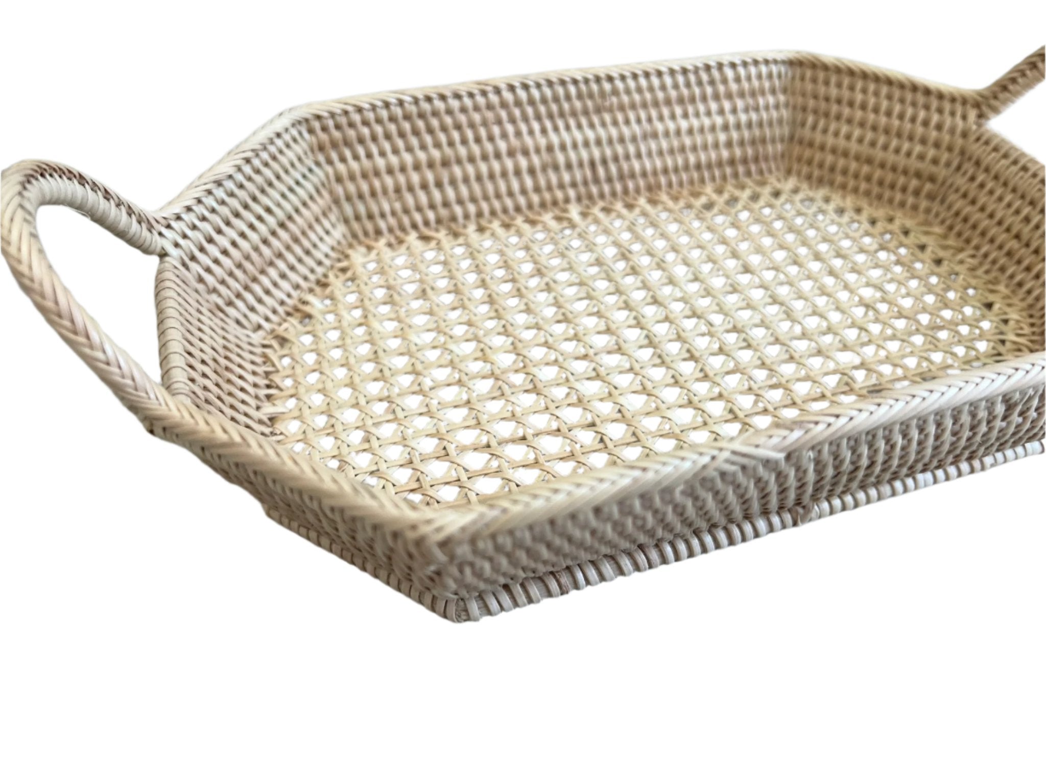 Rectangle Basket Tray with Handle