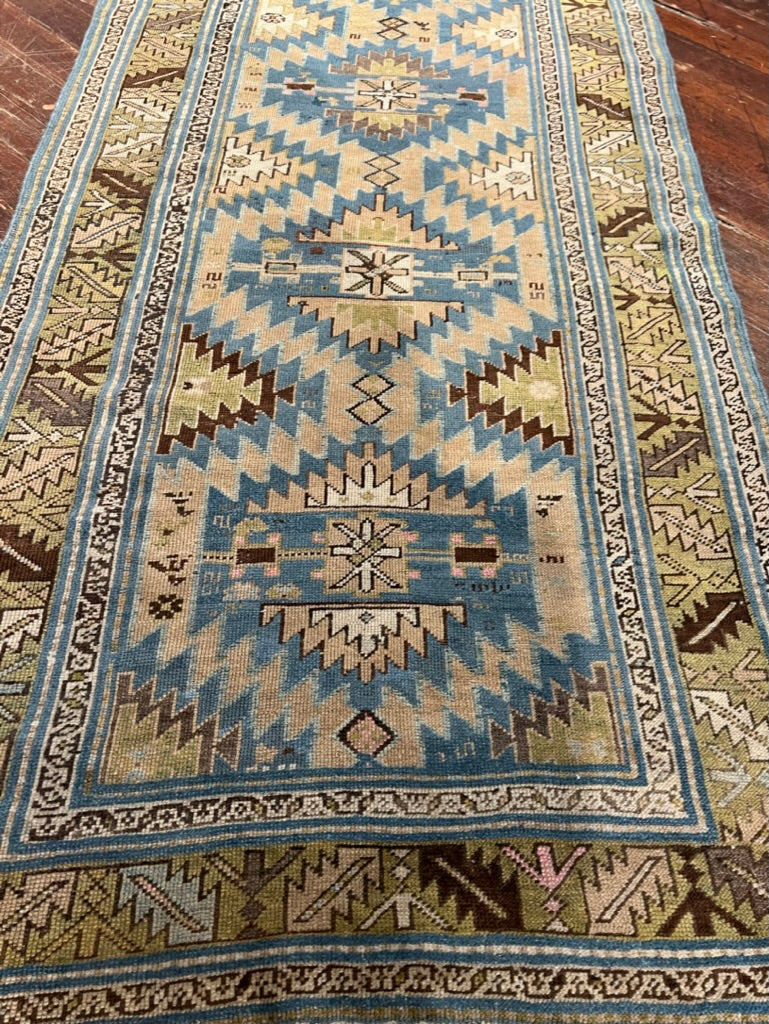 Vintage Caucasian Turkish Runner