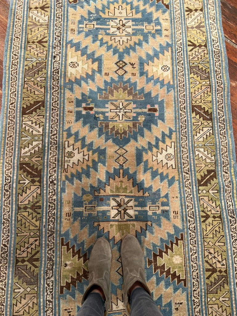 Vintage Caucasian Turkish Runner
