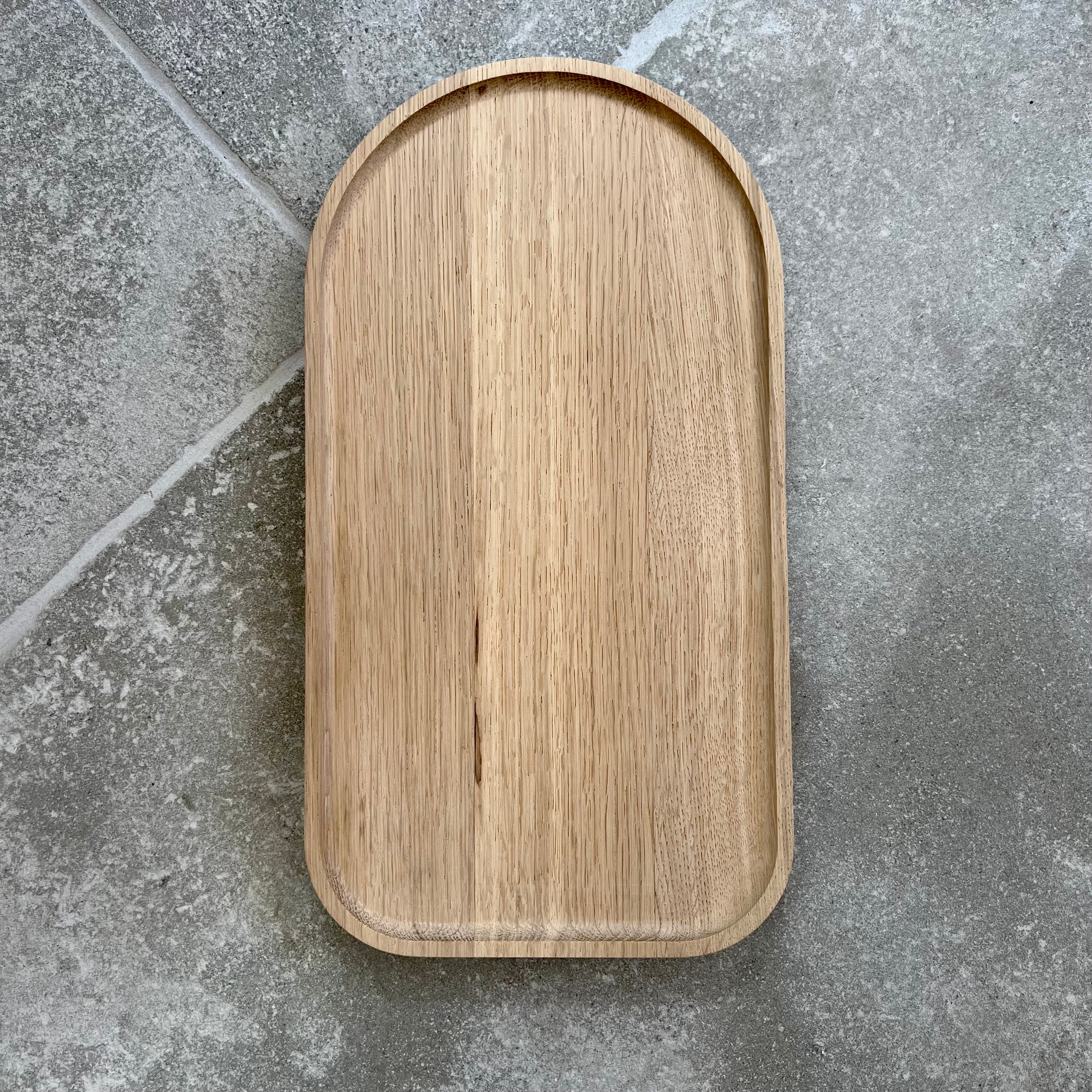 Reversible Oak Tray/Cutting Board